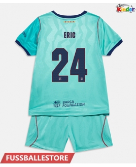 Günstige Barcelona Eric Garcia #24 3rd trikot Kinder 2026-27 Kurzarm (+ Kurze Hosen)